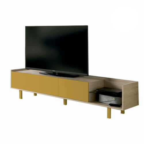 Mueble tv roble mostaza 150cm