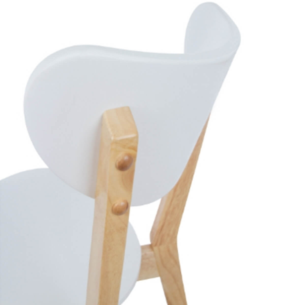Silla blanca madera 42cm - Comprar muebles nórdicos - Artikane Inspire