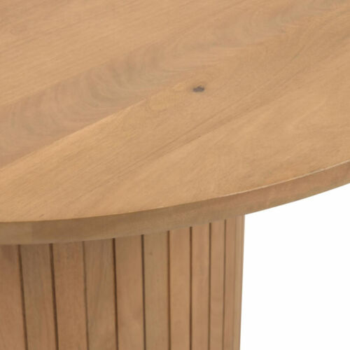 Mesa redonda madera mango 120cm