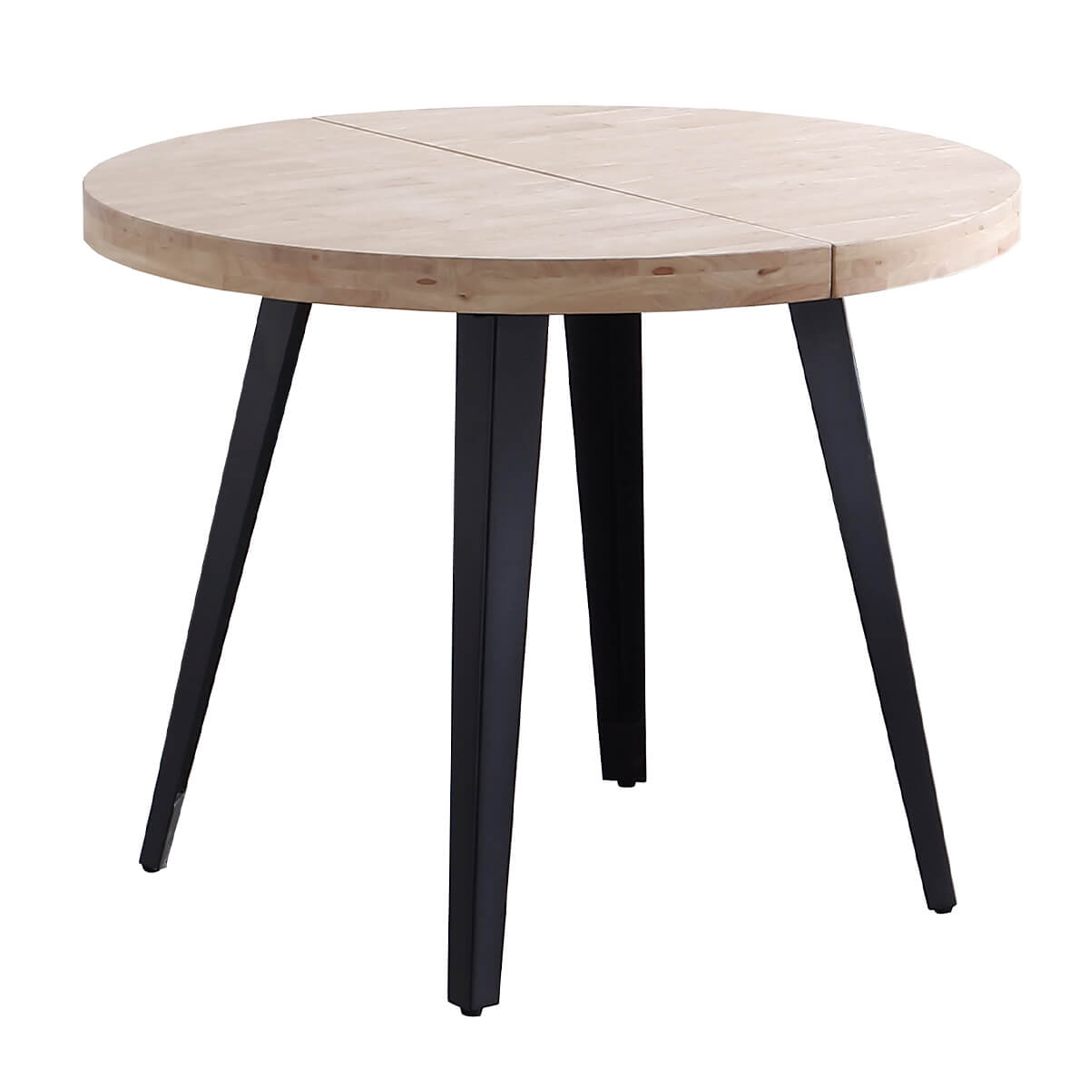 Mesa redonda negra lacada - Comprar muebles de tendencia-Artikane