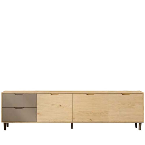 Mueble TV chapa de madera