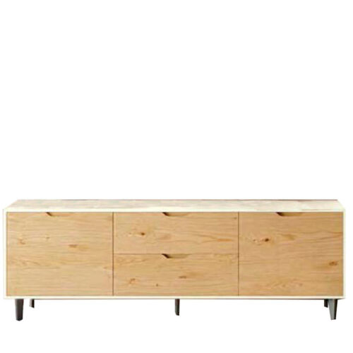 Mueble TV nórdico de chapa madera