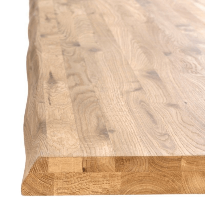 Mesa madera de roble y blanco