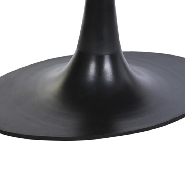 Mesa de comedor de metal y mármol - Imagen 5
