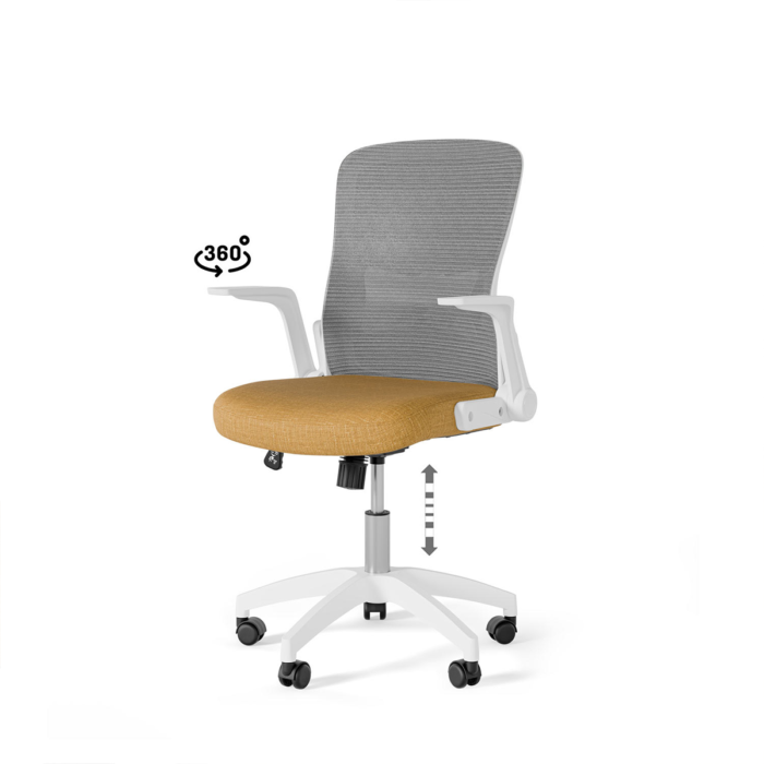 Silla de oficina Manchester mostaza - Imagen 3
