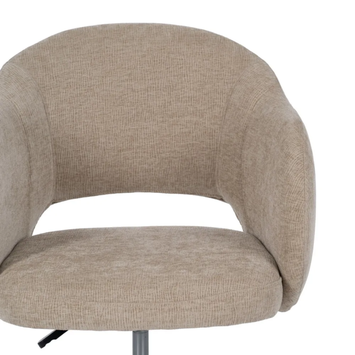 Silla de Oficina Beige con Ruedas - Imagen 4