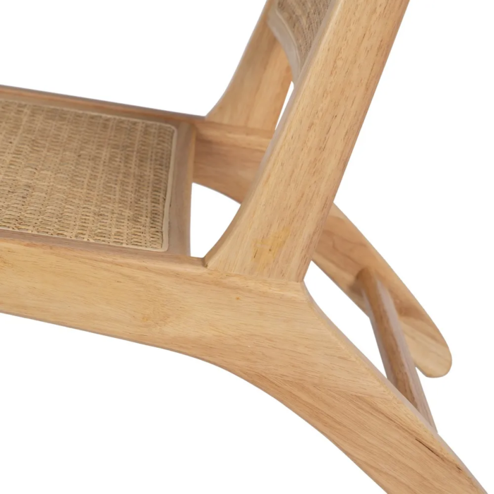 Sillón en madera y ratán - Imagen 5