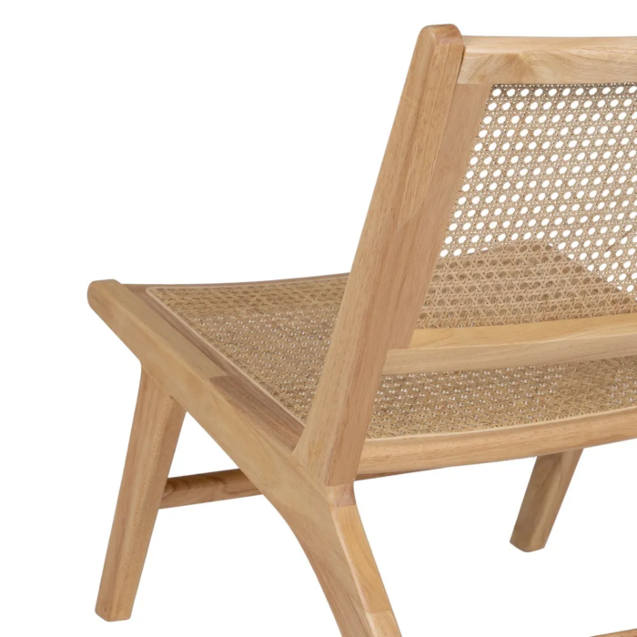 Sillón en madera y ratán - Imagen 4