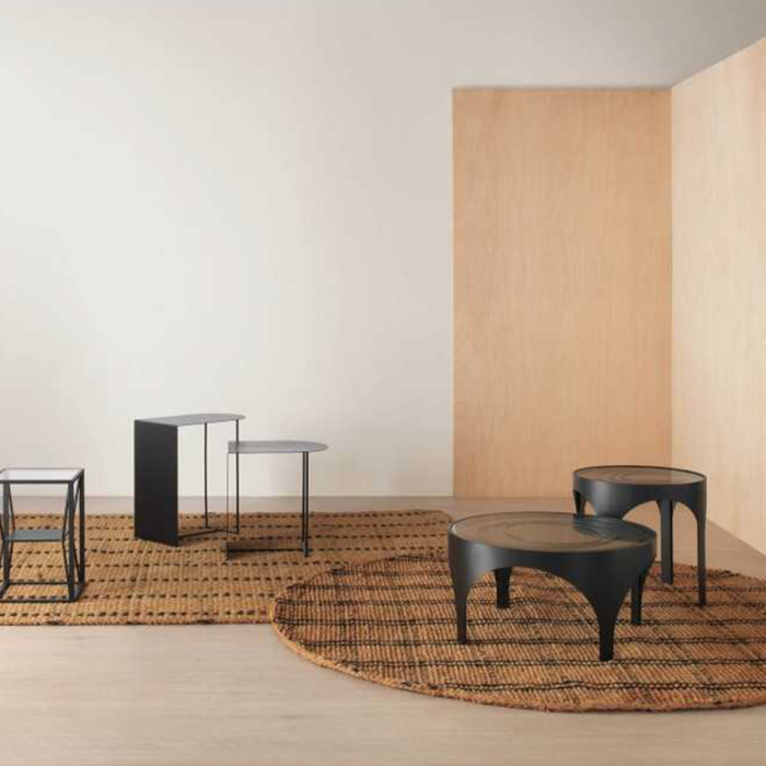 Mesa de Centro de Metal y Cristal - Imagen 2