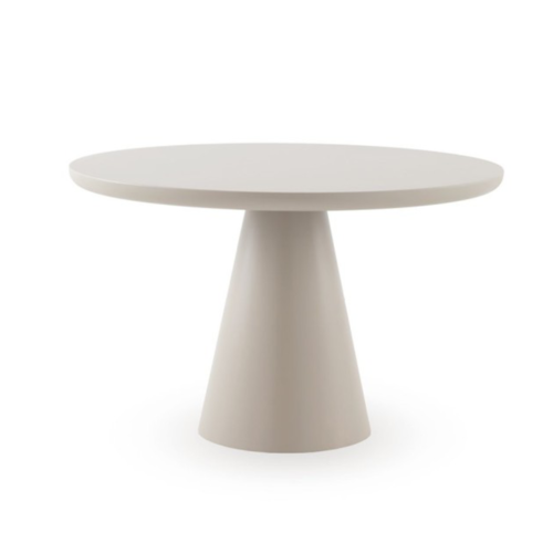 Mesa de comedor redonda 120 en MDF lacado