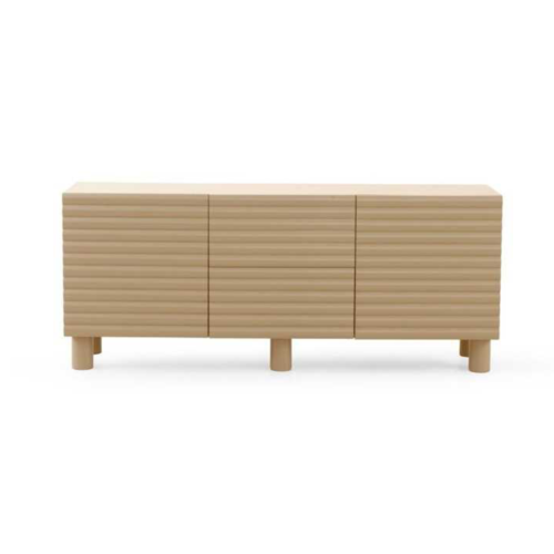 aparador MDF color beige relieve