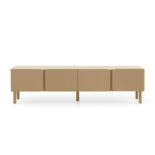 mueble de TV en MDF color beige