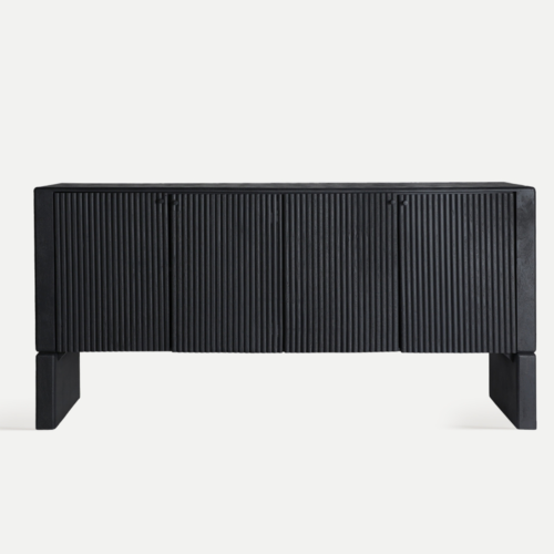 Aparador Weida de madera de mango negra