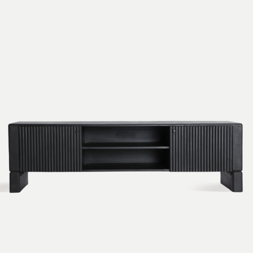 Mueble TV Nox madera de mango negra