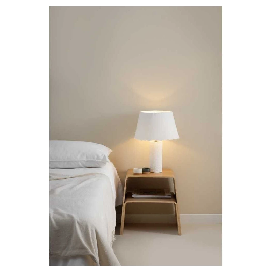 mesa auxiliar madera curvada roble