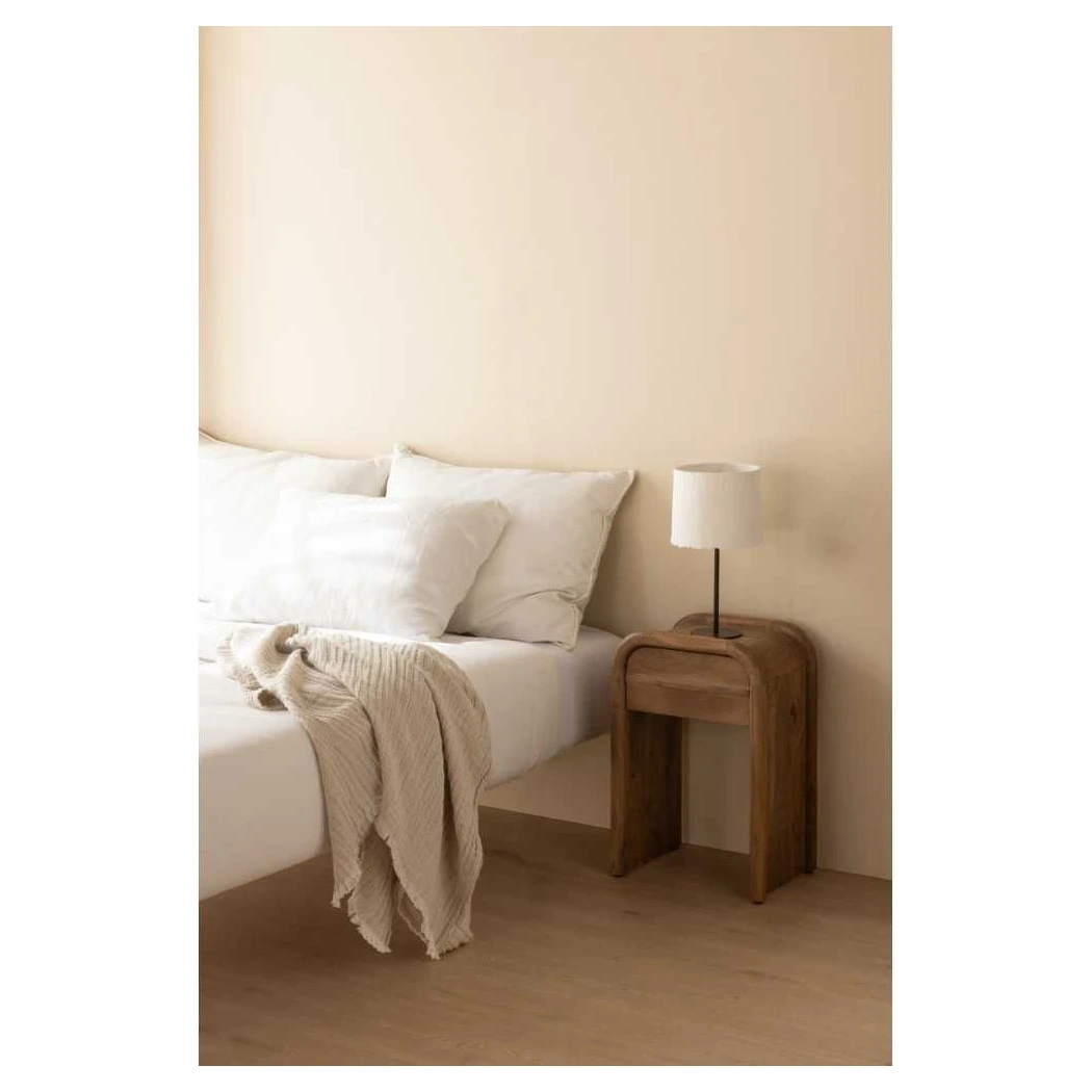 mesita noche madera mango natural