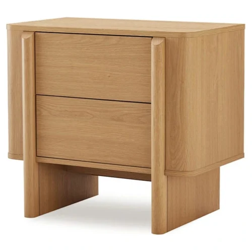 mesita de noche madera sidney