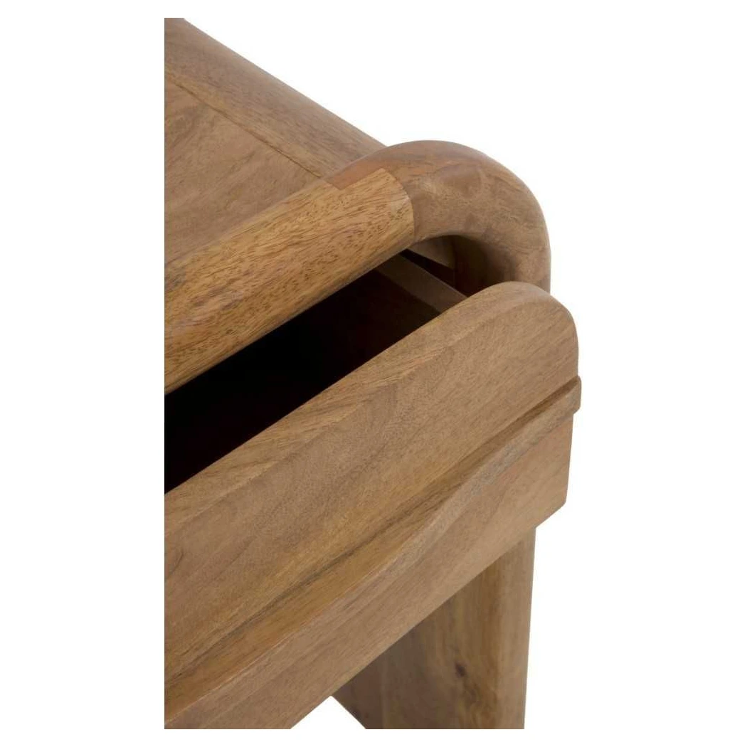 mesita noche madera mango natural