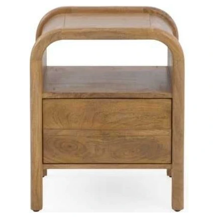 mesita noche madera mango natural