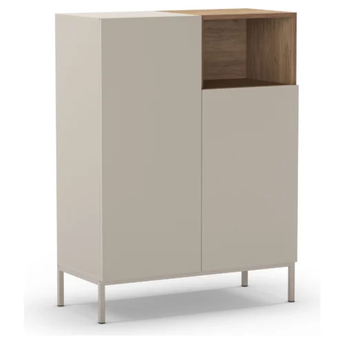 mueble auxiliar alto cailin crema