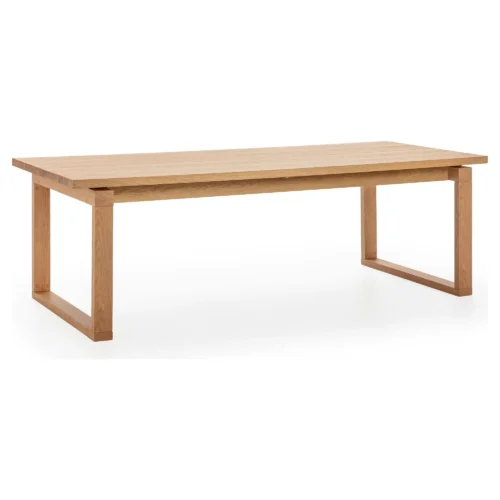 mesa comedor roble rectangular