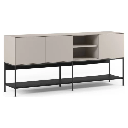 aparador amira crema negro 180cm