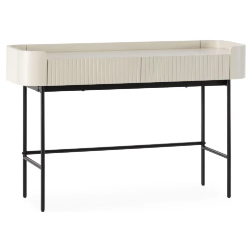 consola recibidor crema 120 cm