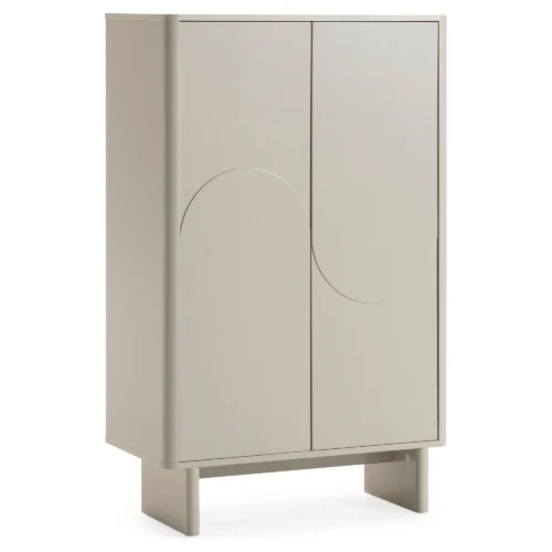 mueble auxiliar solei crema puertas