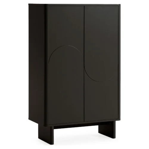 mueble auxiliar solei negro