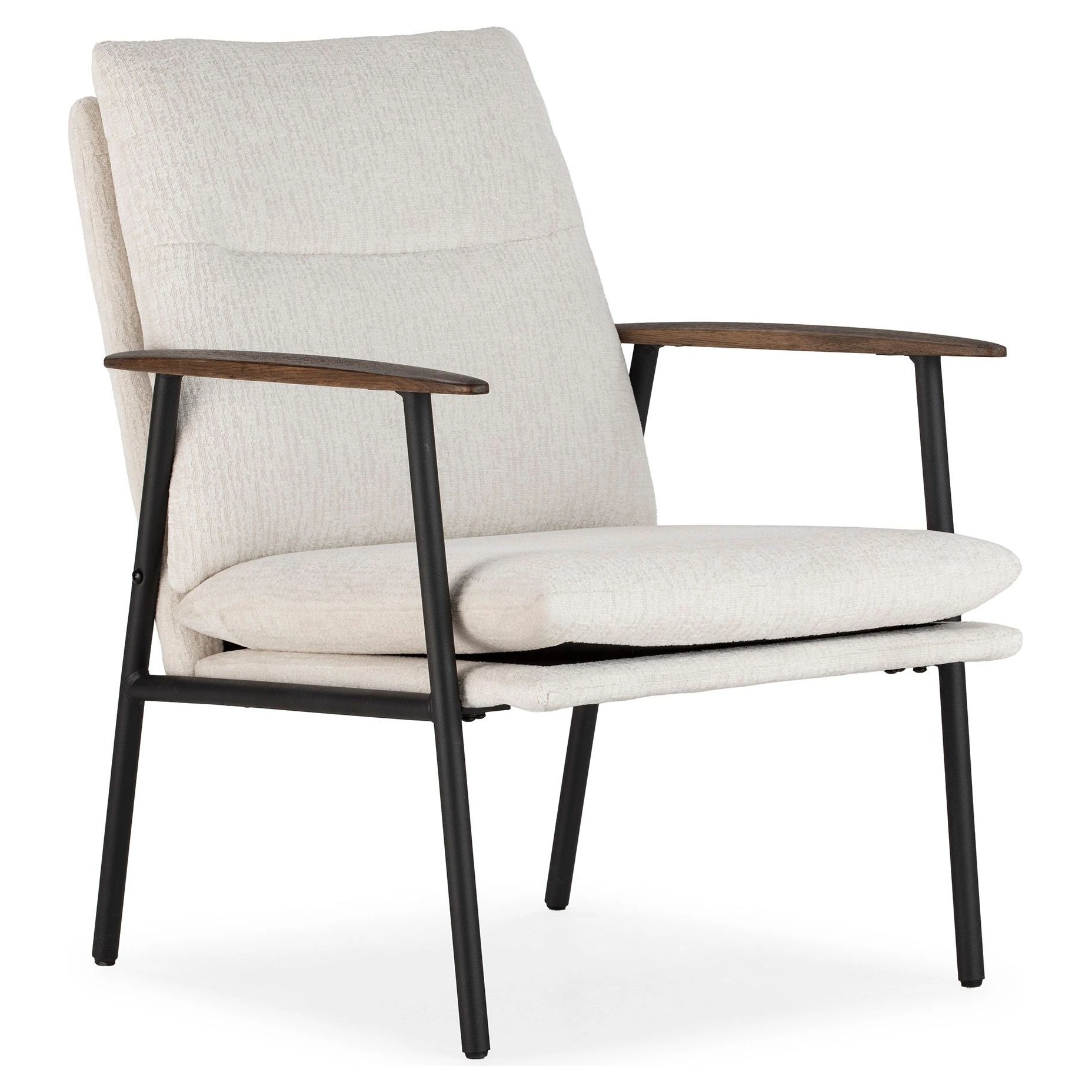 sillon beige patas metal