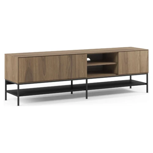 mueble tv amira roble negro