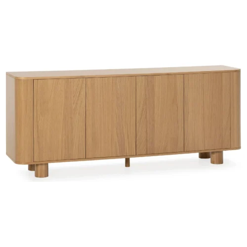 aparador de roble 4 puertas