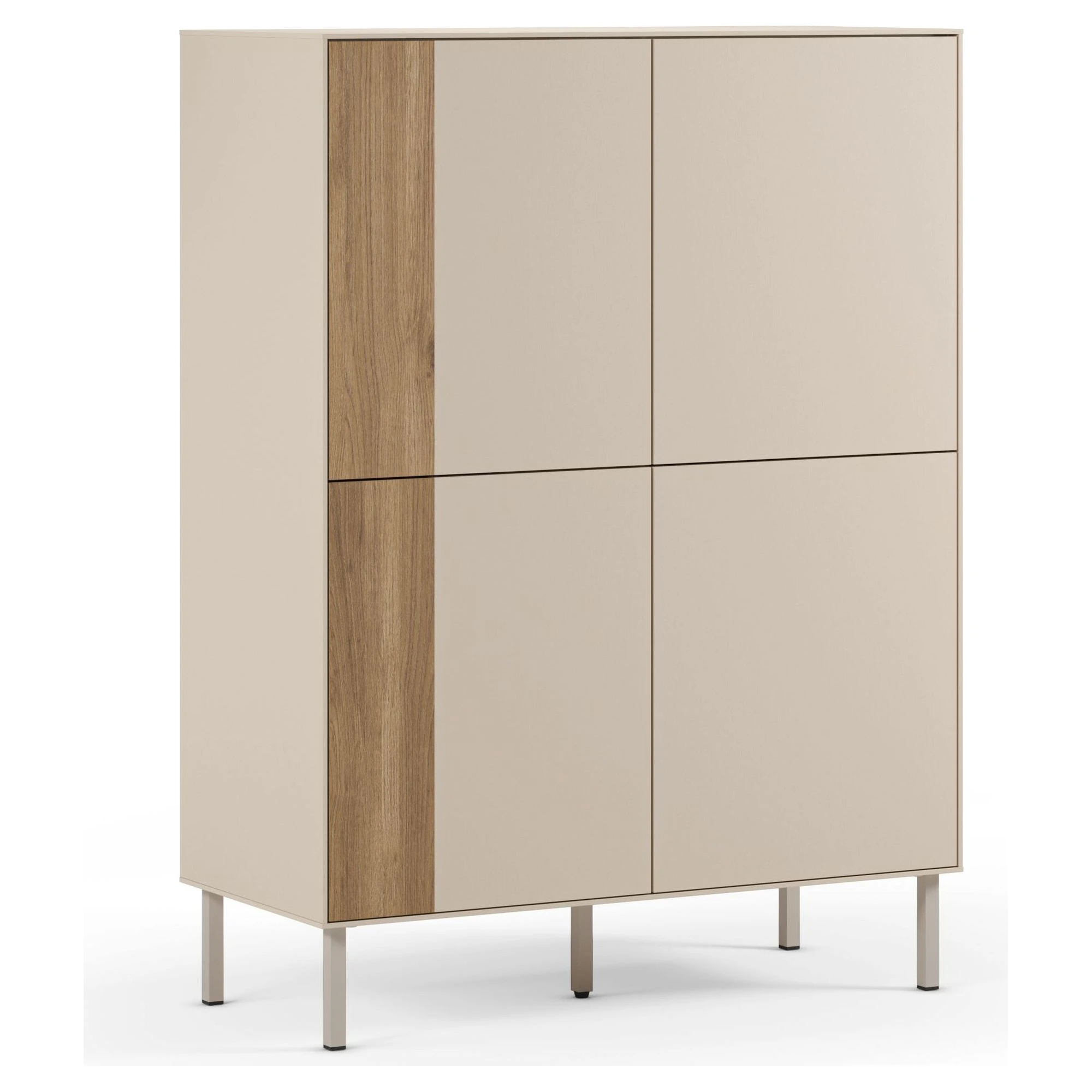 mueble auxiliar alto crema marina