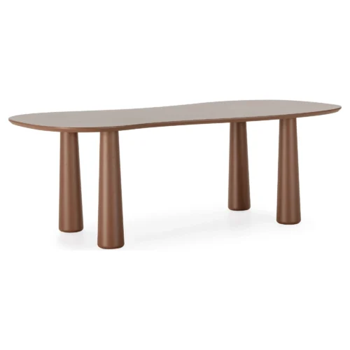 mesa comedor terracota ovalada