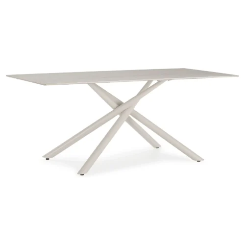 mesa comedor rectangular travertino