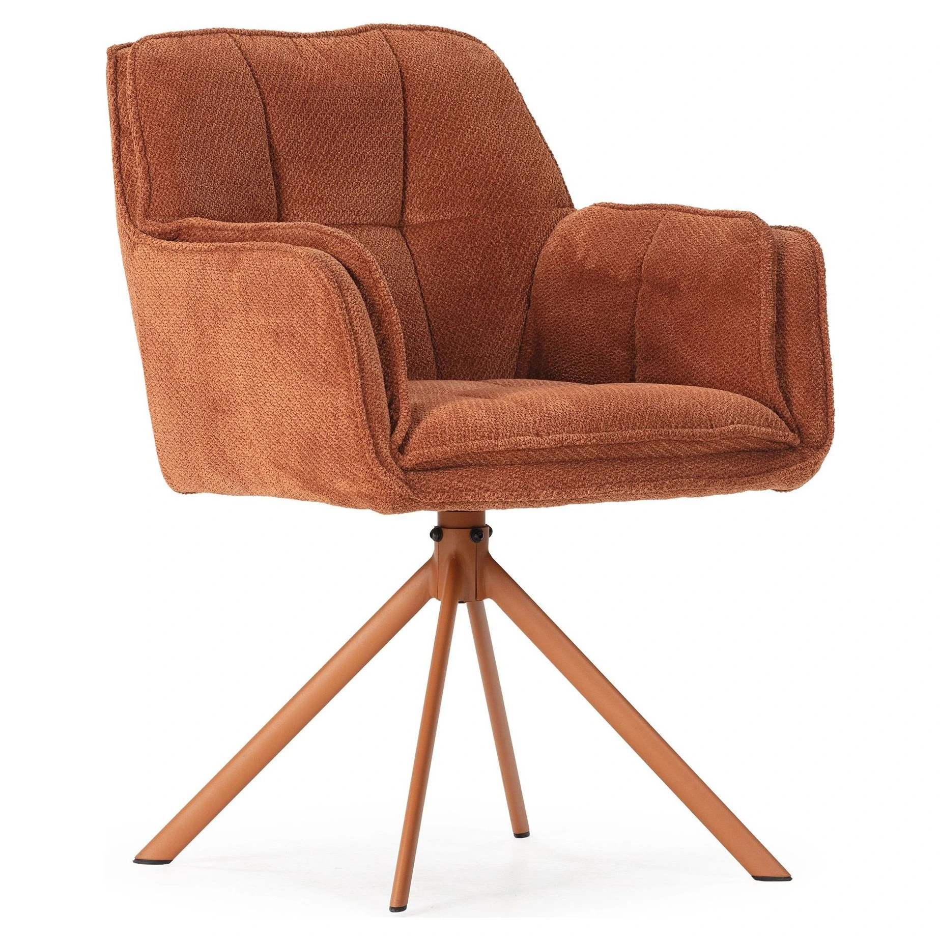 sillon giratorio terracota