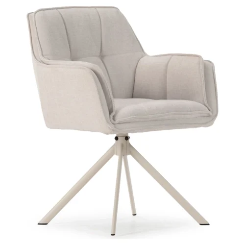 sillon giratorio beige