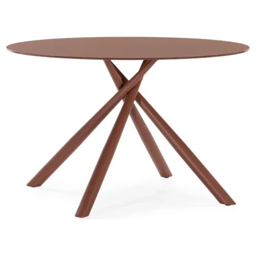 mesa redonda terracota 120 cm
