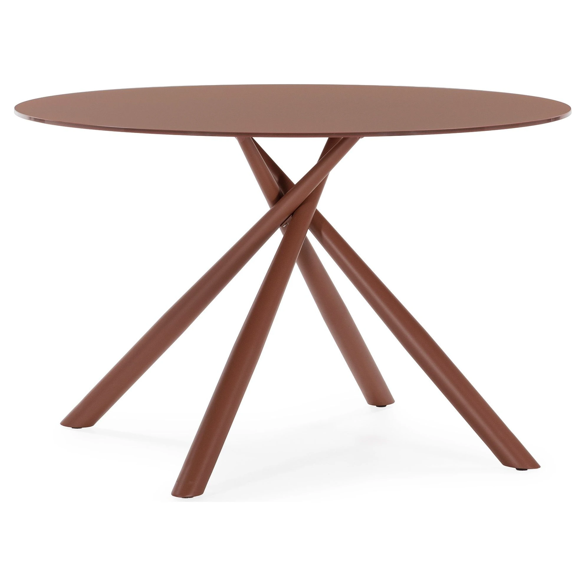 mesa redonda terracota 120 cm