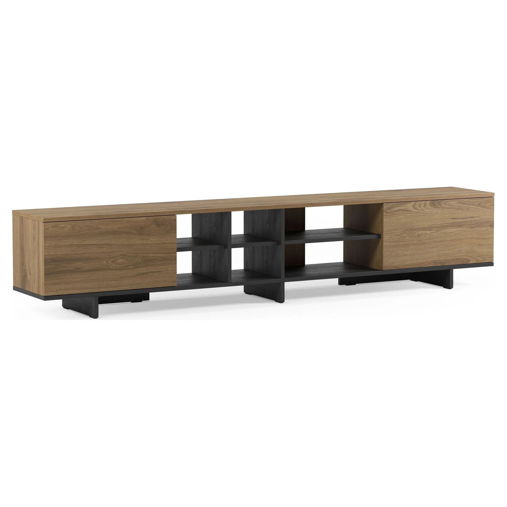 mueble tv cequoia roble negro