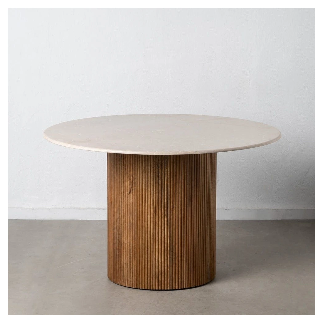 mesa comedor redonda marmol
