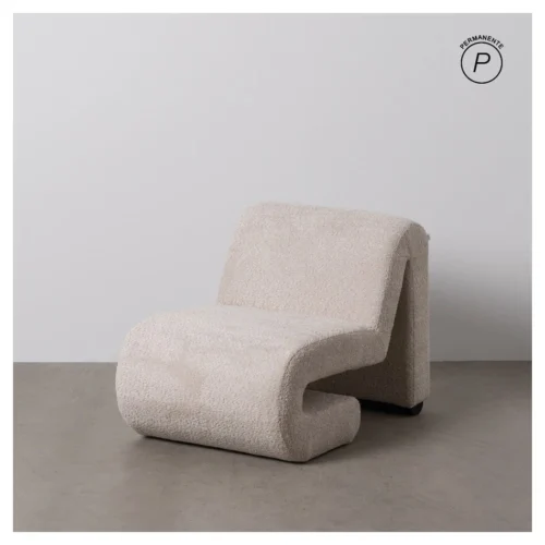 sillon beige de borreguito