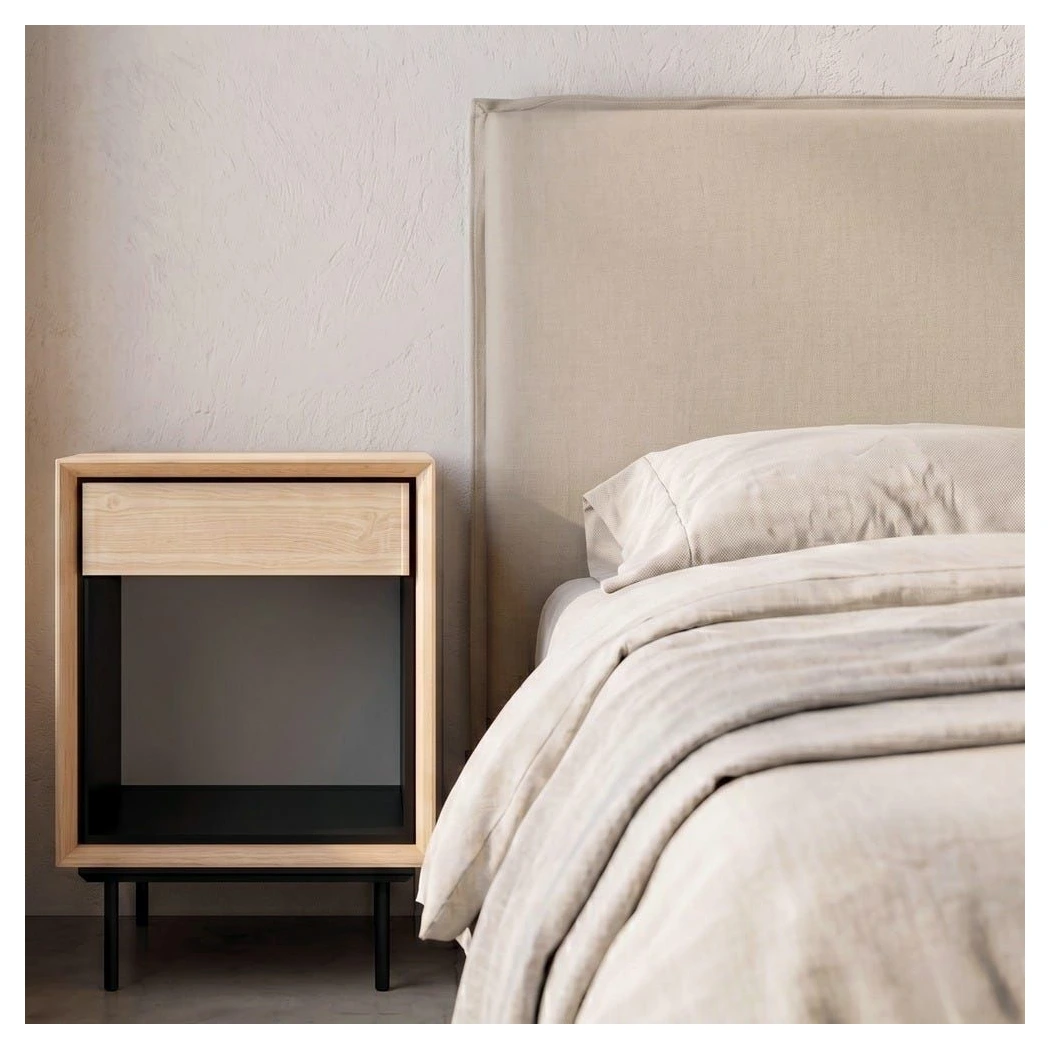 cabecero tapizado beige 160