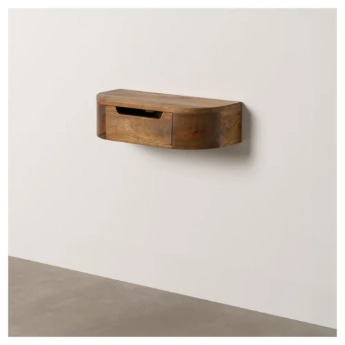 mesita flotante de madera