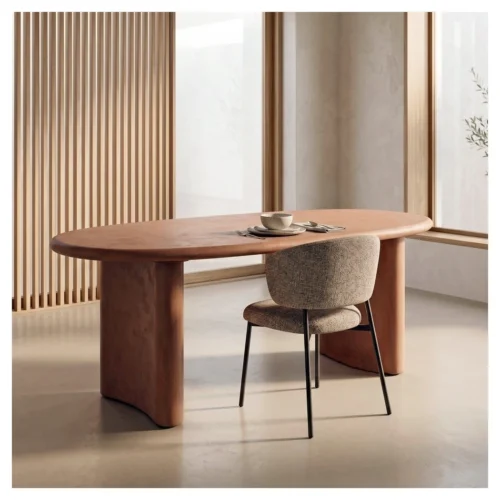 mesa comedor microcemento teja