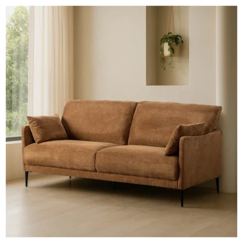 sofa tapizado marron