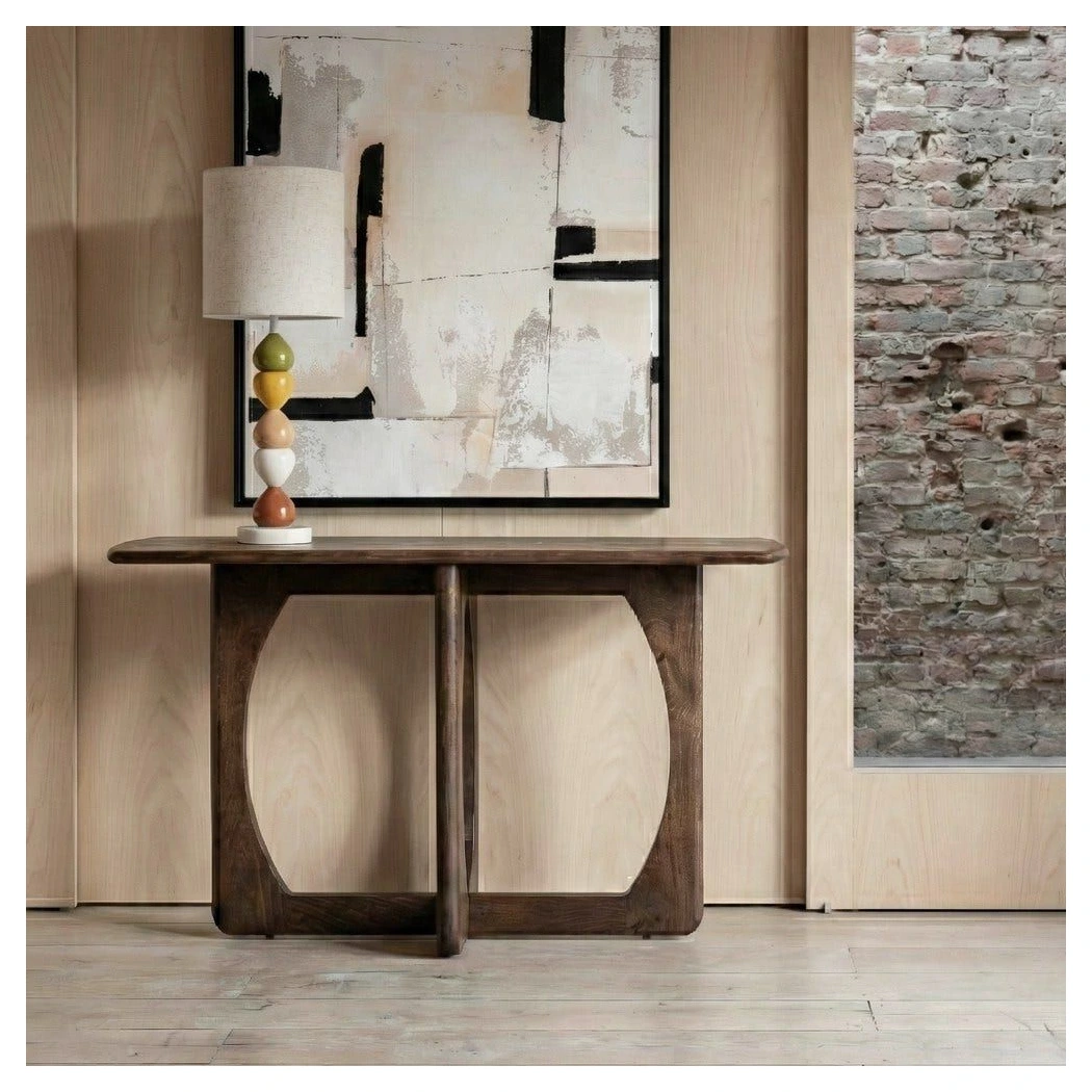 consola de madera de mango