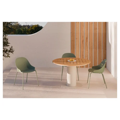 mesa exterior fija ethel beige
