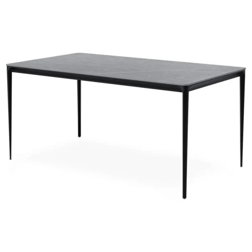mesa comedor porcelanica gris patas