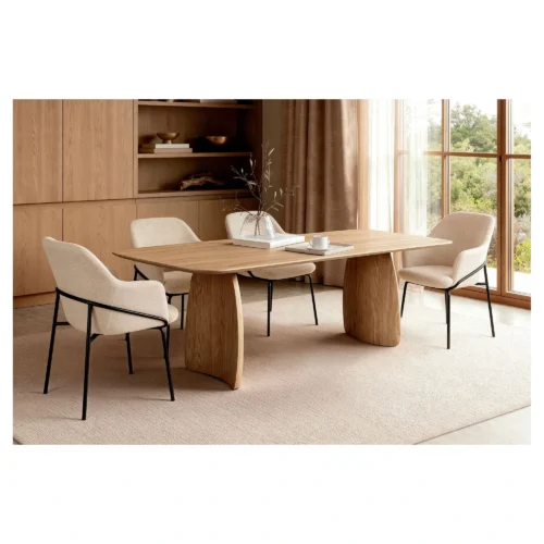 mesa comedor roble fija kimberly